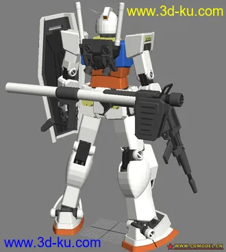 3D打印模型懷舊經典RX-78的图片