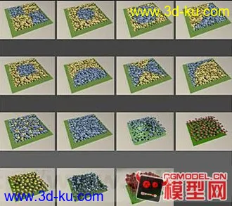 3D打印模型花圃的图片