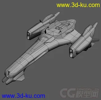 3D打印模型科幻飞船的图片