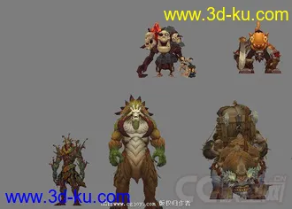 魔兽德拉诺模型合集的图片