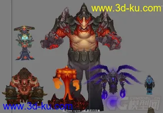 魔兽德拉诺模型合集的图片