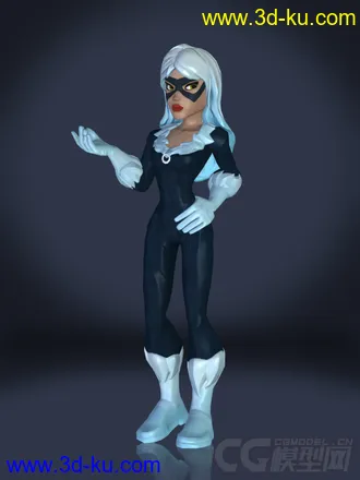 3D打印模型迪士尼 无限 威漫英雄 黑猫 (T POSE)的图片
