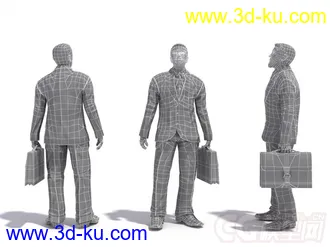 3D打印模型办公室男模的图片