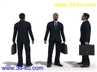 3D打印模型办公室男模的图片