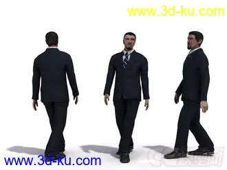 3D打印模型办公室男模的图片