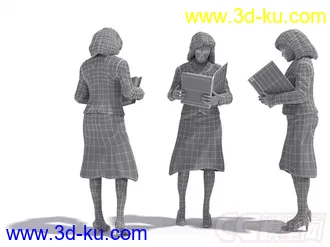 各种版本，办公室职员模型的图片