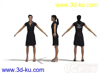 姿势人物女模型的图片