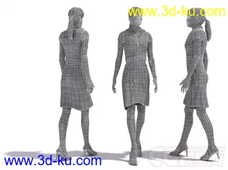 姿势人物女模型的图片