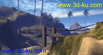 3D打印模型热带小岛场景的图片