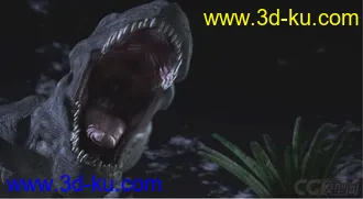 3D打印模型原创写实霸王龙！带完整贴图，由美国专业rigger绑定~可直接做动画的图片