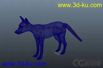 3D打印模型红狐 狐狸 写实狐狸的图片