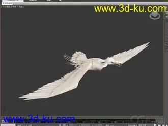 3D打印模型白鹭的图片