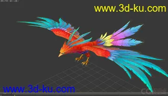 3D打印模型凤凰的图片