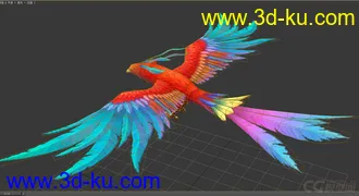3D打印模型凤凰的图片