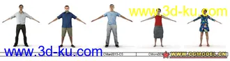 AXYZ人物模型系列 + 高清图片 + 骨骼的图片