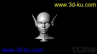 3D打印模型精灵女孩的图片