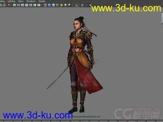 3D打印模型Nyra女战士的图片
