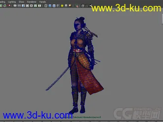 3D打印模型Nyra女战士的图片