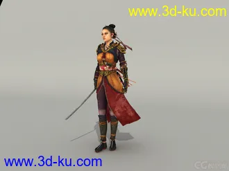 3D打印模型Nyra女战士的图片