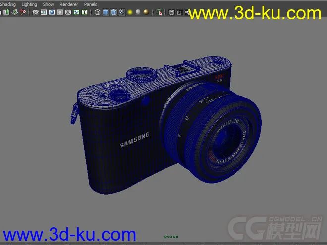 Samsung NX100 compact camera相机模型的图片4