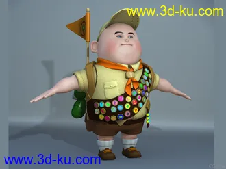 飞屋环游记里的小胖子模型的图片