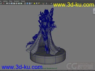 3D打印模型梦幻女武士的图片