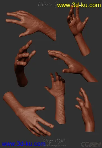 3D打印模型男人体的图片