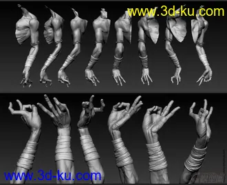 3D打印模型男人体的图片