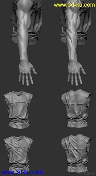 3D打印模型男人体的图片