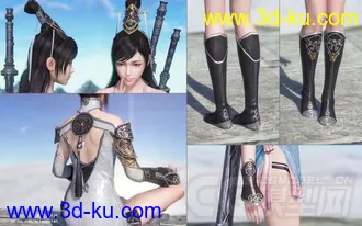 天涯明月刀 太白女 网游模型 古代美女模型的图片