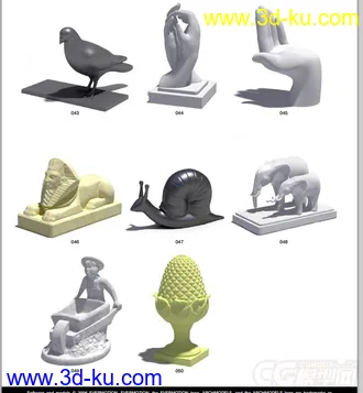 雕塑，雕塑模型，摆件，人物雕塑，动物雕塑的图片