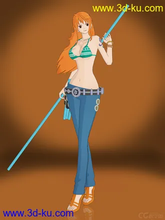 3D打印模型海贼王 nami的图片