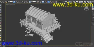 古代建筑模型的图片