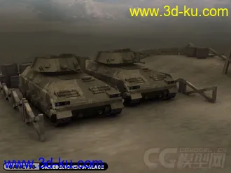 3D打印模型国外军事小基地的图片