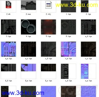 3D打印模型暗黑血统地下挑战场景的图片