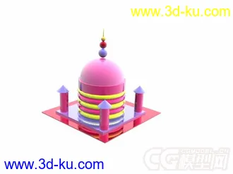3D打印模型小城堡的图片