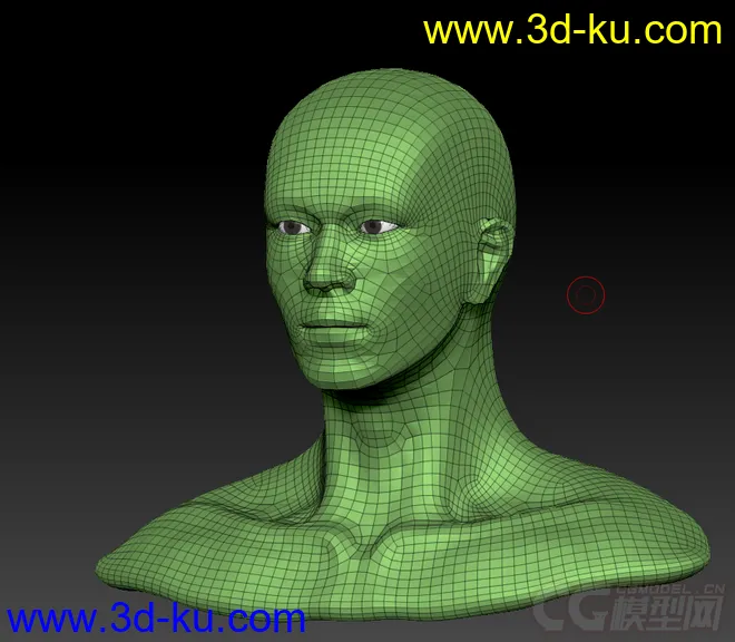 zbrush雕刻人头模型的图片2
