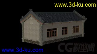 3D打印模型锡箔族居民房的图片