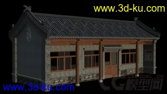 3D打印模型锡箔族居民房的图片