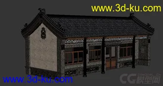 3D打印模型锡箔族居民房的图片