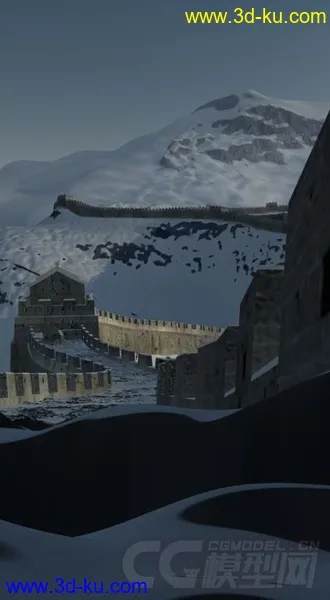 3D打印模型万里长城的图片