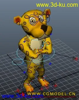 3D打印模型豹一只的图片