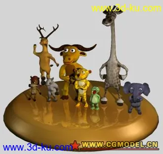 3D打印模型豹一只的图片