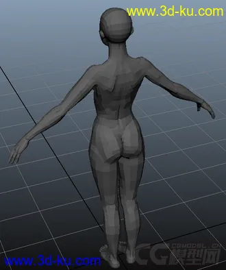 3D打印模型标准女人体的图片