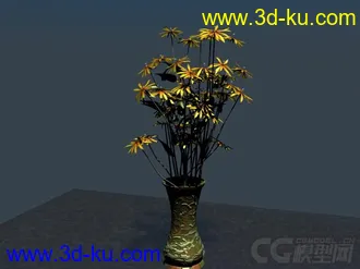 小菊花模型的图片