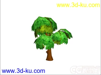 游戏Q版树木模型的图片