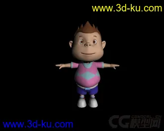 3D打印模型卡通人物的图片