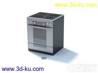 电磁炉带烤箱模型的图片