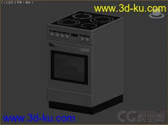 电磁炉带消毒柜模型2的图片