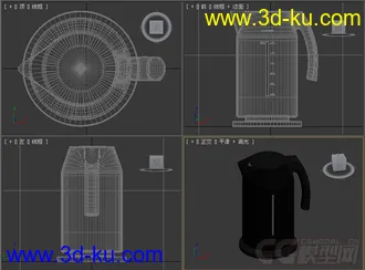 电热水壶热水瓶模型3的图片